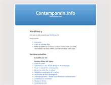 Tablet Screenshot of carnets.contemporain.info